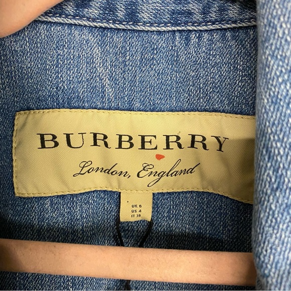 Burberry Japanese Denim Jacket Vest - Picture 4 of 11